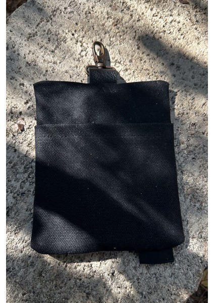 Mumlu Kanvas Edc Bel Çantası – Su Itici Kompakt Erkek Cep Organizatörü