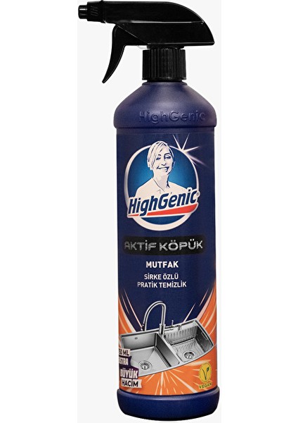 3 Adet Highgenic Aktif Köpük 750 ml Mutfak