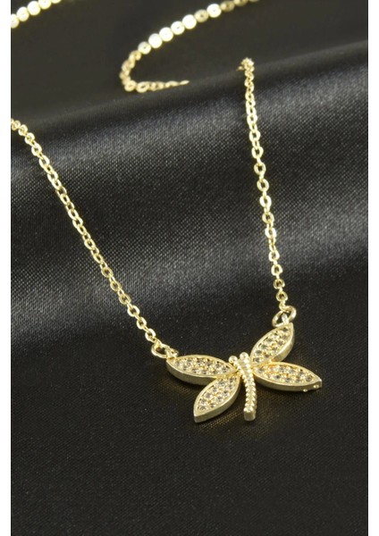 Yusufçuk Zirkon Taşlı Kolye