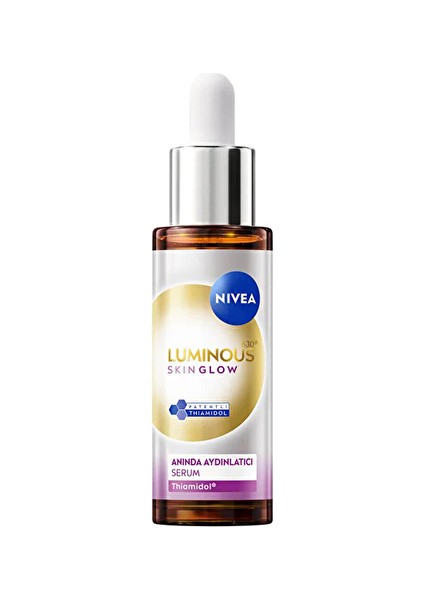 3 Adet Nivea LUMINOUS630 Skin Glow Nivea LUMINOUS630 Skin Glow Anında Aydınlatıcı Serum 30 ml