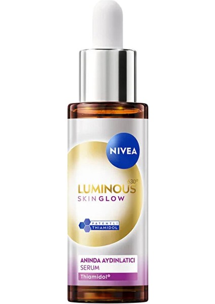3 Adet Nivea LUMINOUS630 Skin Glow Nivea LUMINOUS630 Skin Glow Anında Aydınlatıcı Serum 30 ml fiyatları