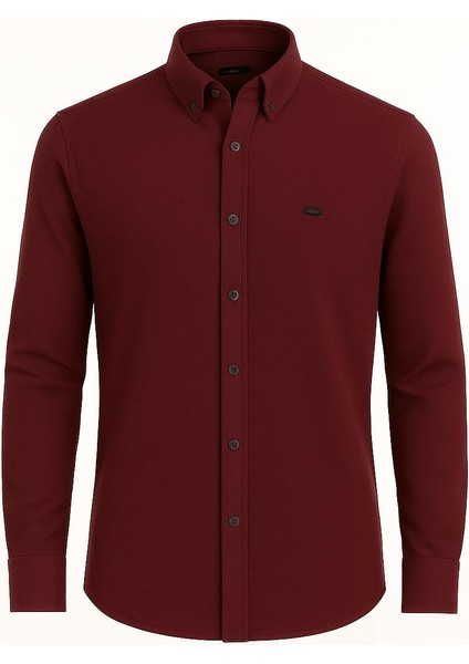 Cafes Uzun Kol Slim Fit Erkek Gömlek - 7434 fiyatları