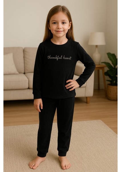 Çocuk Kadife Pijama Takımı