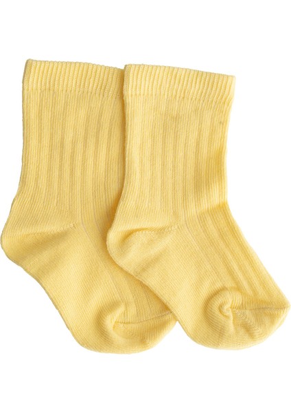 Kız Erkek Bebek Fitilli Pamuklu 4’lü Çorap Seti indirimleri