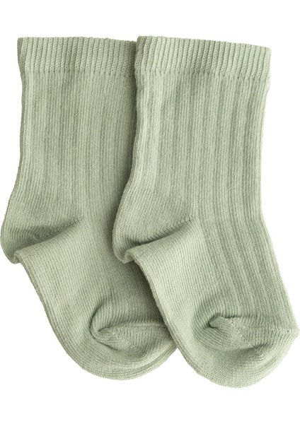 Kız Erkek Bebek Fitilli Pamuklu 4’lü Çorap Seti