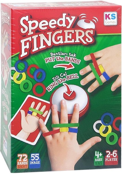 4 Adet Ks Games Speedy Fingers 25113 fiyatları