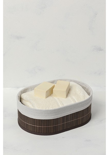 4 Adet Hometime Bambu Sepet 33X23X12 cm