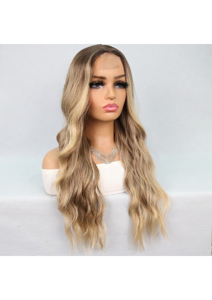 Kumral Dore Sarı Ombre Balköpüğü Röfleli Tül Peruk fırsatları