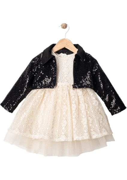 Kız Çocuk Payetli Ceketli Elbise modelleri