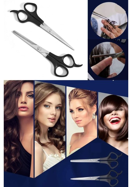 Çelik - Berber - Kuaför Traş Seti - Kuaför Makası - Ara Makas - Tarak fiyatları