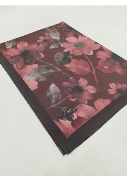 Lux Fransız Şifon Özel Seri Şal (Çiçek Desen, Premium, Orjinal, Yeni Koleksiyon, Yüksek Kalite, Tesettür Giyim)