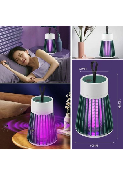 Iç ve Dış Mekanlar Için Şarjlı Sinek Öldürücü Sivrisinek Kovucu,uv Işıklı Sineksavar Taşınabilir Gece Lambası (K95) indirimleri