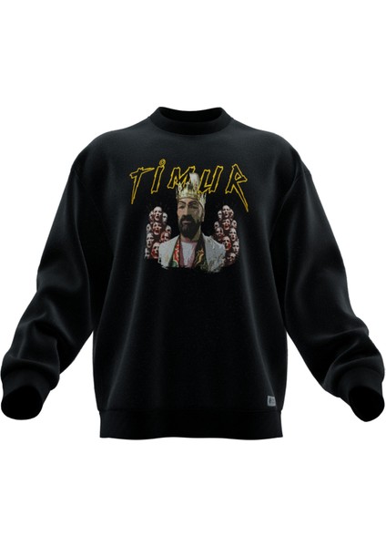 Emir Timur Tasarımlı Rahat Kalıp Unisex Sweatshirt