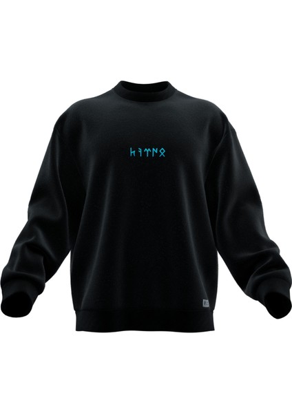 Neon Bürküt (Kartal) Baskılı Oversıze Sweatshırt (Unısex) fiyatları