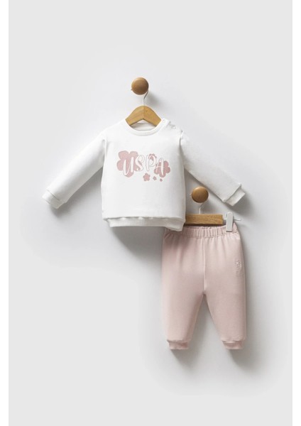Litaetrend U.s. Polo Assn 2 Li Takım USB2769 Beyaz-Pudra