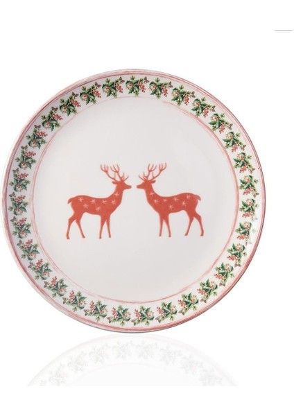 Yılbaşı Servis Tabağı Kokina 27 cm Stackable 6 Adet fiyatları