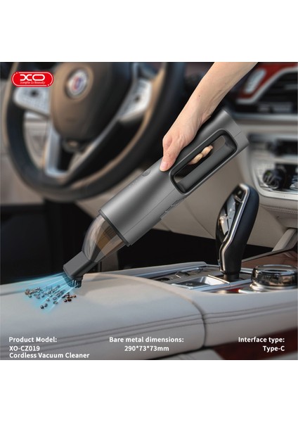 Kablosuz Taşınabilir Elektrikli Süpürge|hepa FILTRE|80W|5000MAH|120ML Toz Haznesi|düşük GÜRÜLTÜ<80DB indirimleri