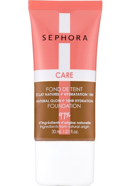 Care Glow - Fondöten 44 Y (Doré Hâlé) - 30 ml