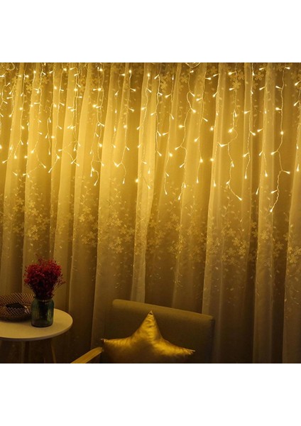 8 Fonksiyonlu 16 Saçaklı Perde LED 3 x 1 (Günışığı) (K95) modelleri