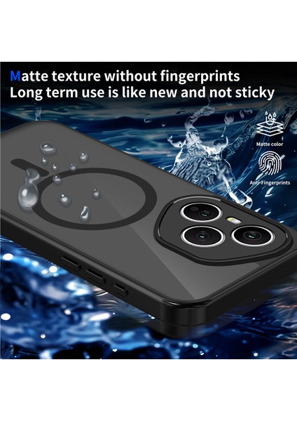 Honor 400 Pro Kılıf, Manyetik Yarı Saydam Mat Darbeye Dayanıklı ve Parmak Izi Önleyici Koruyucu Kılıf-Siyah (Yurt Dışından) modelleri