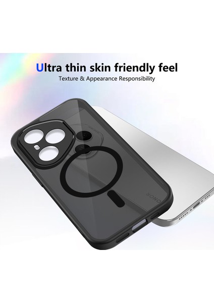 Honor 400 Pro Kılıf, Manyetik Yarı Saydam Mat Darbeye Dayanıklı ve Parmak Izi Önleyici Koruyucu Kılıf-Siyah (Yurt Dışından) fırsatları