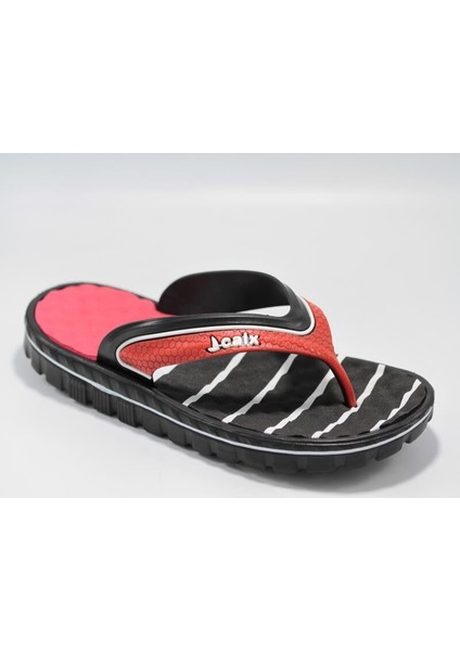 Merdane M120 Masajlı Parmak Arası Terlik Siyah - Beyaz 41 Numara