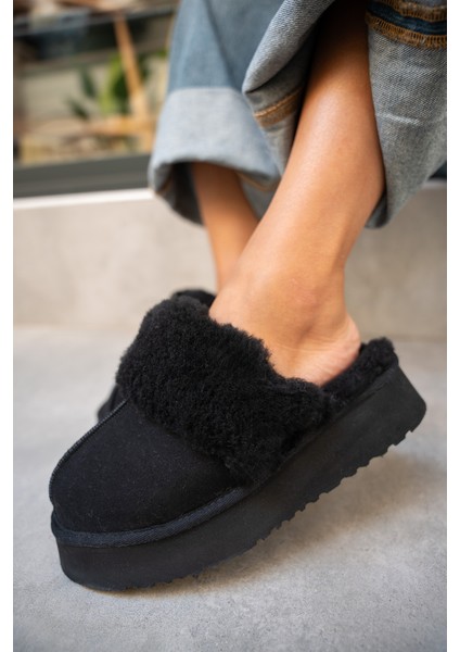 Rover Siyah Süet Tüylü Terlik fırsatları