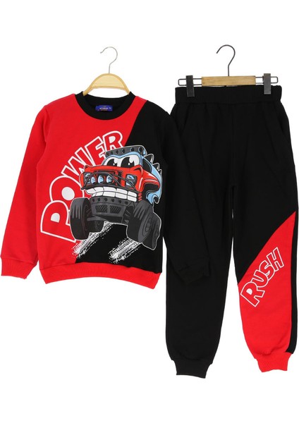 Erkek Çocuk Eşofman Takım Baskılı Şardonlu Kışlık fiyatları