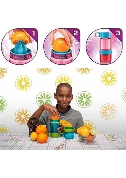 Adatak® Narenciye Limon Sıkmalı Pratik Detoks Toksin Atıcı Su Matarası Spor Şişesi indirimleri