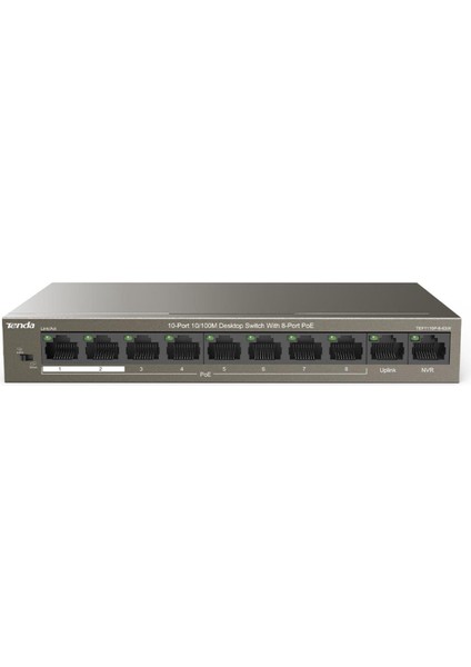 TEF1110P-8-63W 10 Port 10/100 8 Port Poe 63WATT Yonetılemez Desktop Swıtch