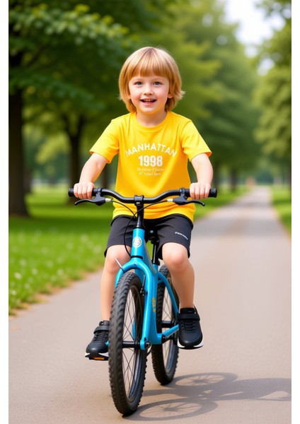 Erkek Çocuk Spor Şehir Baskılı Pamuklu T Shirt ve Şort Takımı Kaliteli Şık Rahat fiyatları