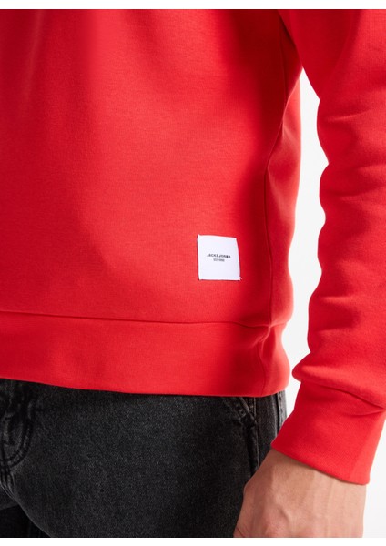 Dik Yaka Kırmızı Erkek Sweatshırt 12299799 Jornewove Sweat Smu fırsatları