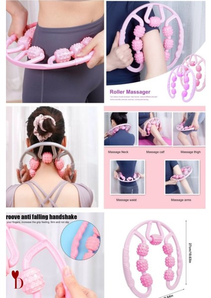 Kas Gevşetici Masaj Aleti Lenf Selülit 9 Tekerlekli Esnek Ayarlanabilir Bacak Kol Boyun fiyatları