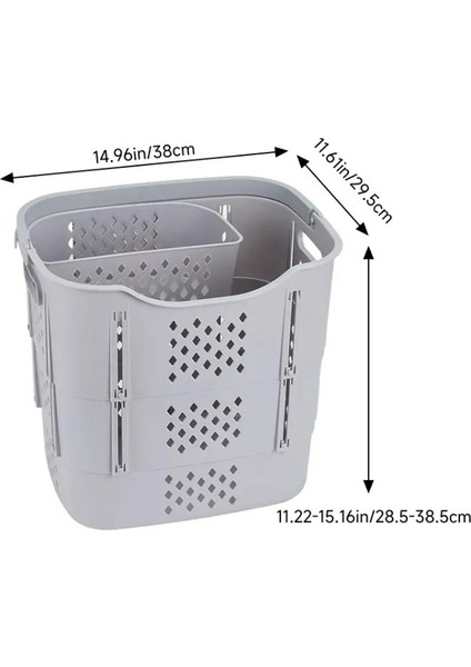 Katlanabilir Taşınabilir Çamaşır Sepeti ve Mandal Sepeti modelleri