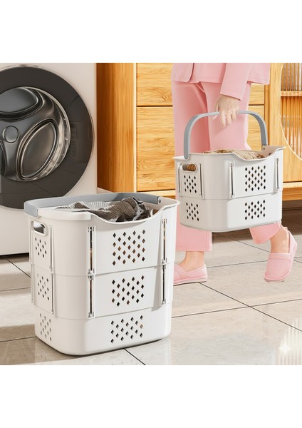 Katlanabilir Taşınabilir Çamaşır Sepeti ve Mandal Sepeti fırsatları