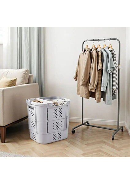 Katlanabilir Taşınabilir Çamaşır Sepeti ve Mandal Sepeti indirimleri