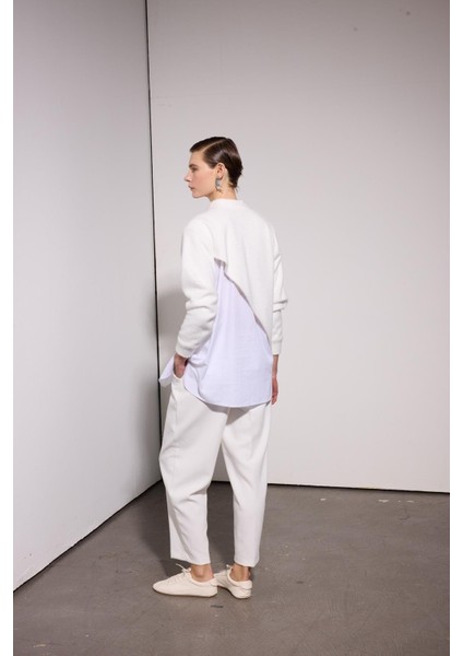 5007 Savelle Gömlek Garni Angora Tunik modelleri