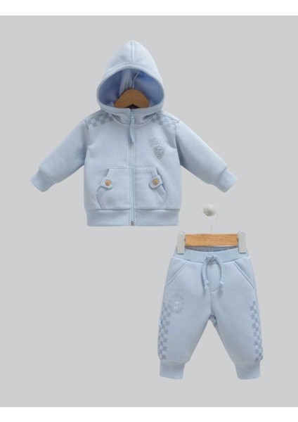 N.winterboy %100 Pamuk 2' Li Takım 56-62 cm 1-3 Ay Mavi CRML.MV.TKE1064-5662