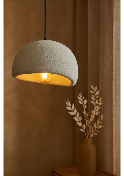 Luno Beton Görünümlü Avize