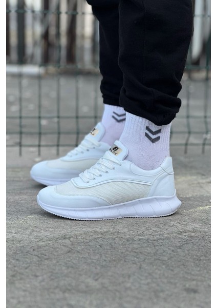 Beyaz Triko Erkek Spor Ayakkabı modelleri