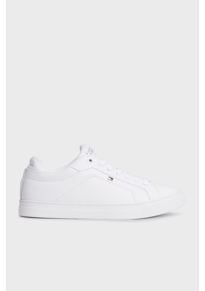 Hakiki Deri Bağcıklı Sneaker Ayakkabı Bayan Ayakkabı FW0FW08815 Ybr