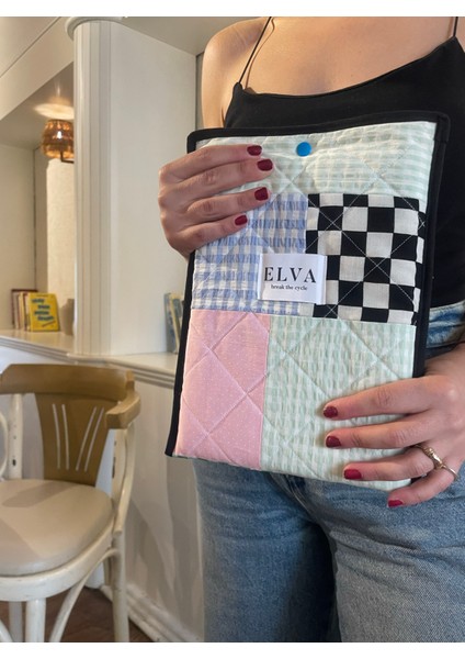 Tablet Kılıfı Ipad 11INÇ/10.NESIL 10.9inç Uyumlu Patwork/ Kırkyama Kılıf