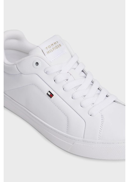 Hakiki Deri Bağcıklı Sneaker Ayakkabı Bayan Ayakkabı FW0FW08815 Ybr