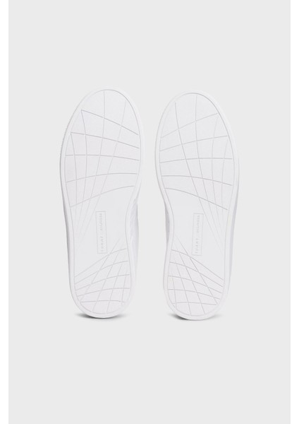 Hakiki Deri Bağcıklı Sneaker Ayakkabı Bayan Ayakkabı FW0FW08815 Ybr