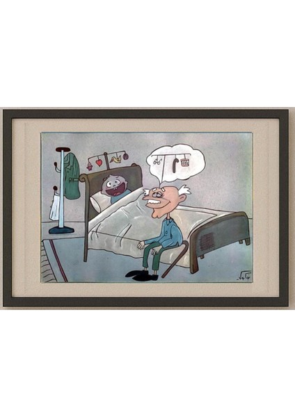 Naeimeh Nikooray 29X21CM Orijinal Karikatür Tablo