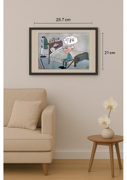 Naeimeh Nikooray 29X21CM Orijinal Karikatür Tablo fiyatları