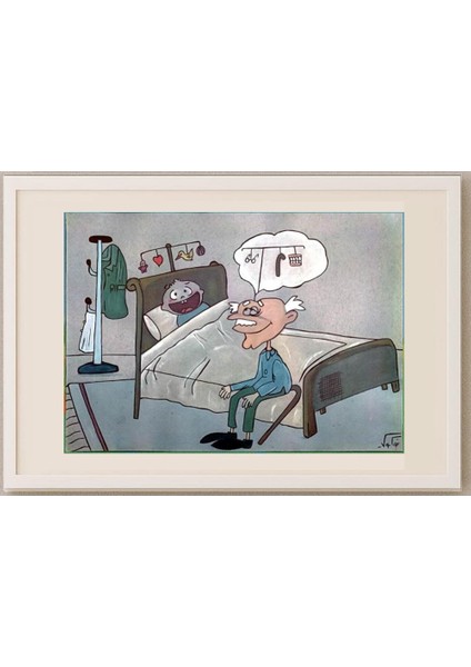 Naeimeh Nikooray 29X21CM Orijinal Karikatür Tablo fırsatları