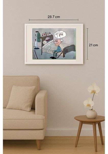 Naeimeh Nikooray 29X21CM Orijinal Karikatür Tablo indirimleri