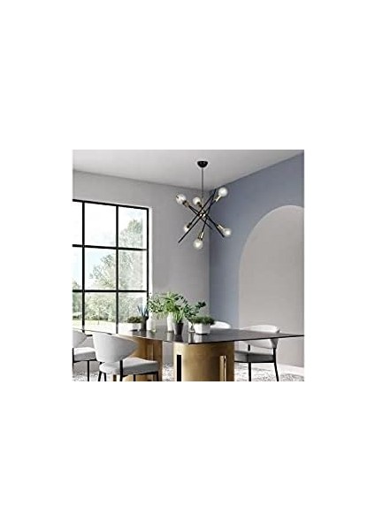 Opa 6 Lı Lak-Siyah Avize 6XE27 fiyatları