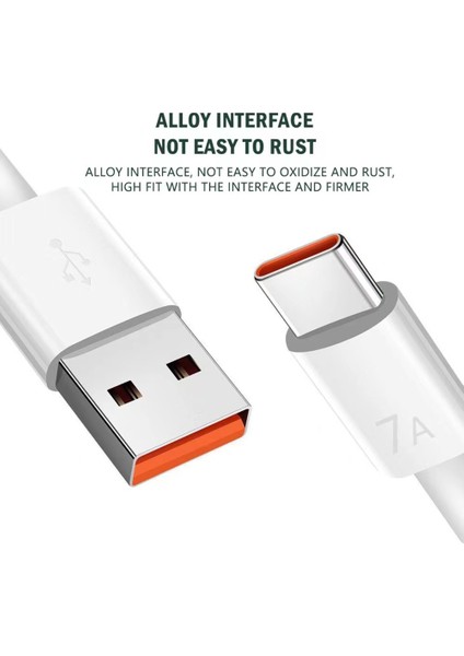 120w 7 Amper ultra hızlı şarj data kablosu Type-c şarj kablosu Tüm telefon tabletler için uyumludur fırsatları